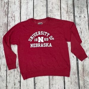 University of Nebraska Cornhuskers League Red Crewneck Sweatshirt